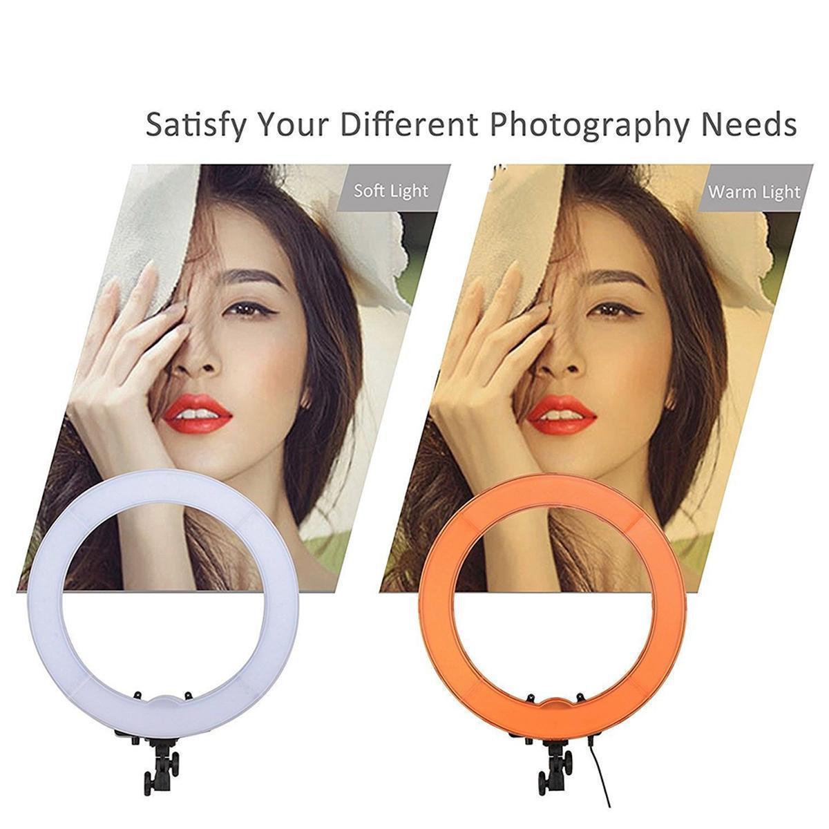 (STAND IS NOT INCLUDED) HOLA 26 CM 3 Modes Dimmable Ring Light Fill Light With Mobile holder live streaming 26CM Light